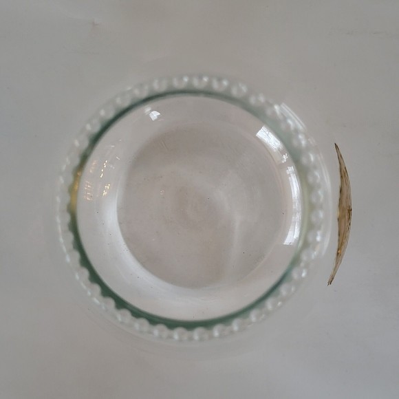 Vintage Glass Bathroom Jar Teardrop Bubble Bath 1950s Mid Century - Picture 7 of 8